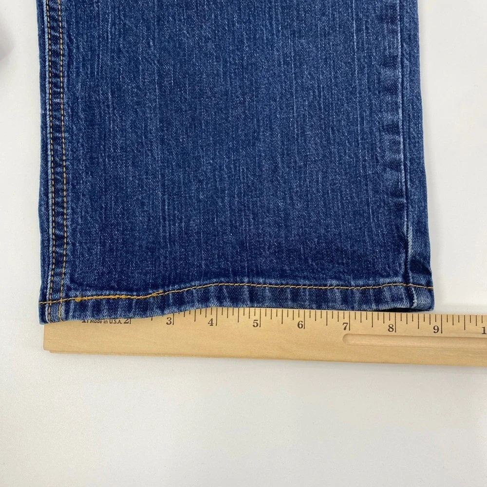 Levis 541 Jeans Athletic Taper Mens Tag 46x32 Fits‎ 48x30.5 Blue Stretch Rugged